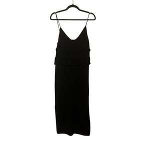 Gianni Bini Women's Black Sleeveless Ribbed Dress Size XS